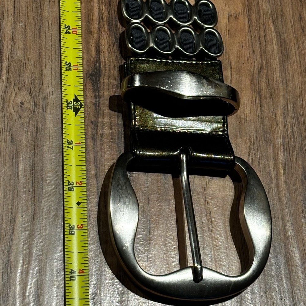 Suzi Roher Black and Silver Belt - Picture 8 of 12